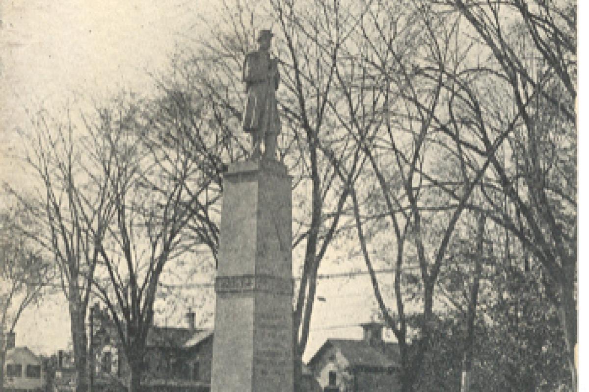 Soldiers Monument (Courtesy of Mr. George Lally)