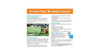 Do your part, be septic smart